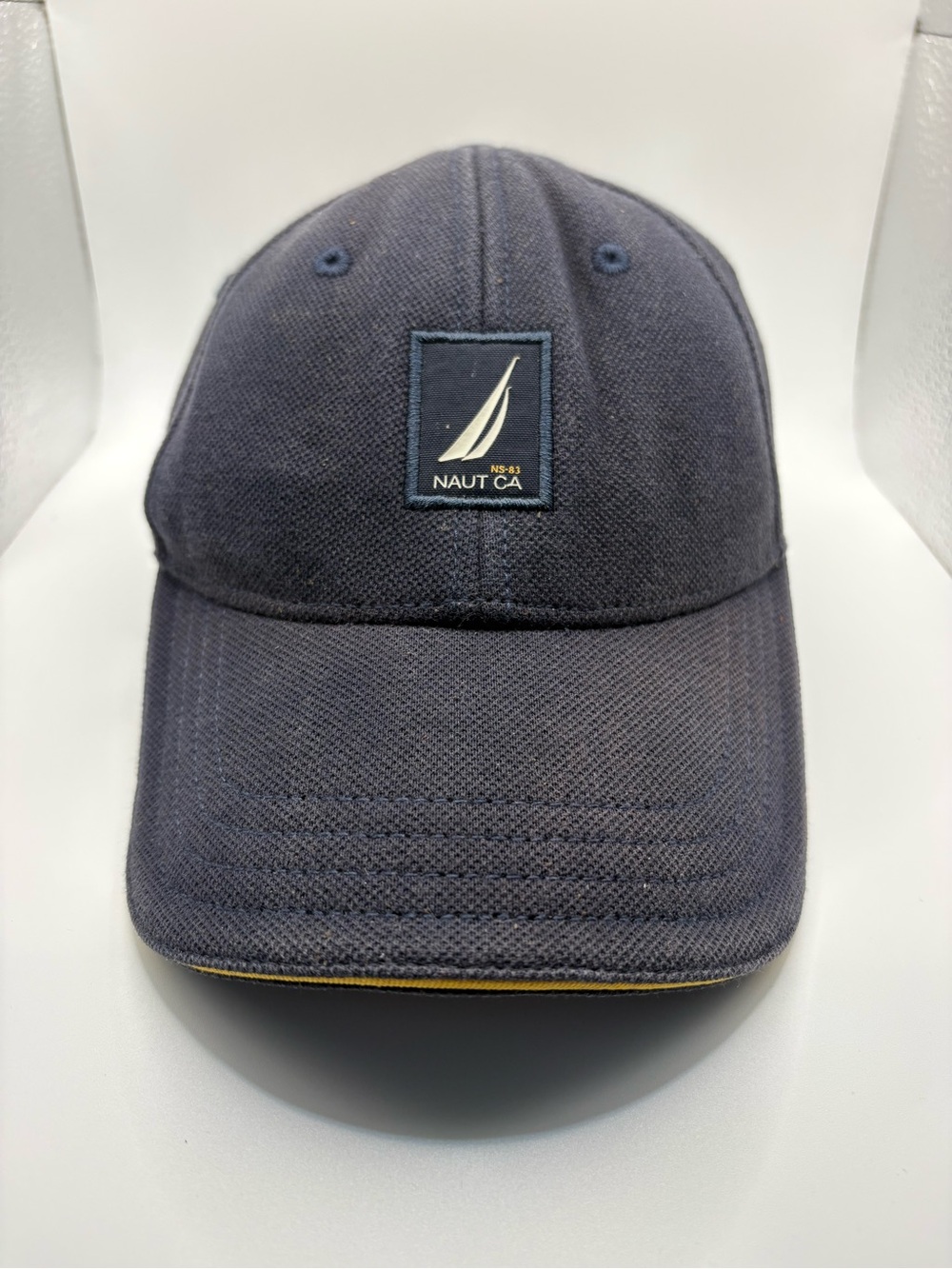 Nautica NS-83 A-Flex Navy Blue Sail Logo Hat Cap L/XL